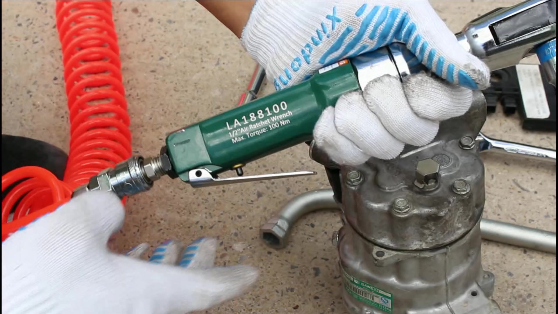 大扭力 重型1/2直角强力小风炮 修理工具 气动扳手