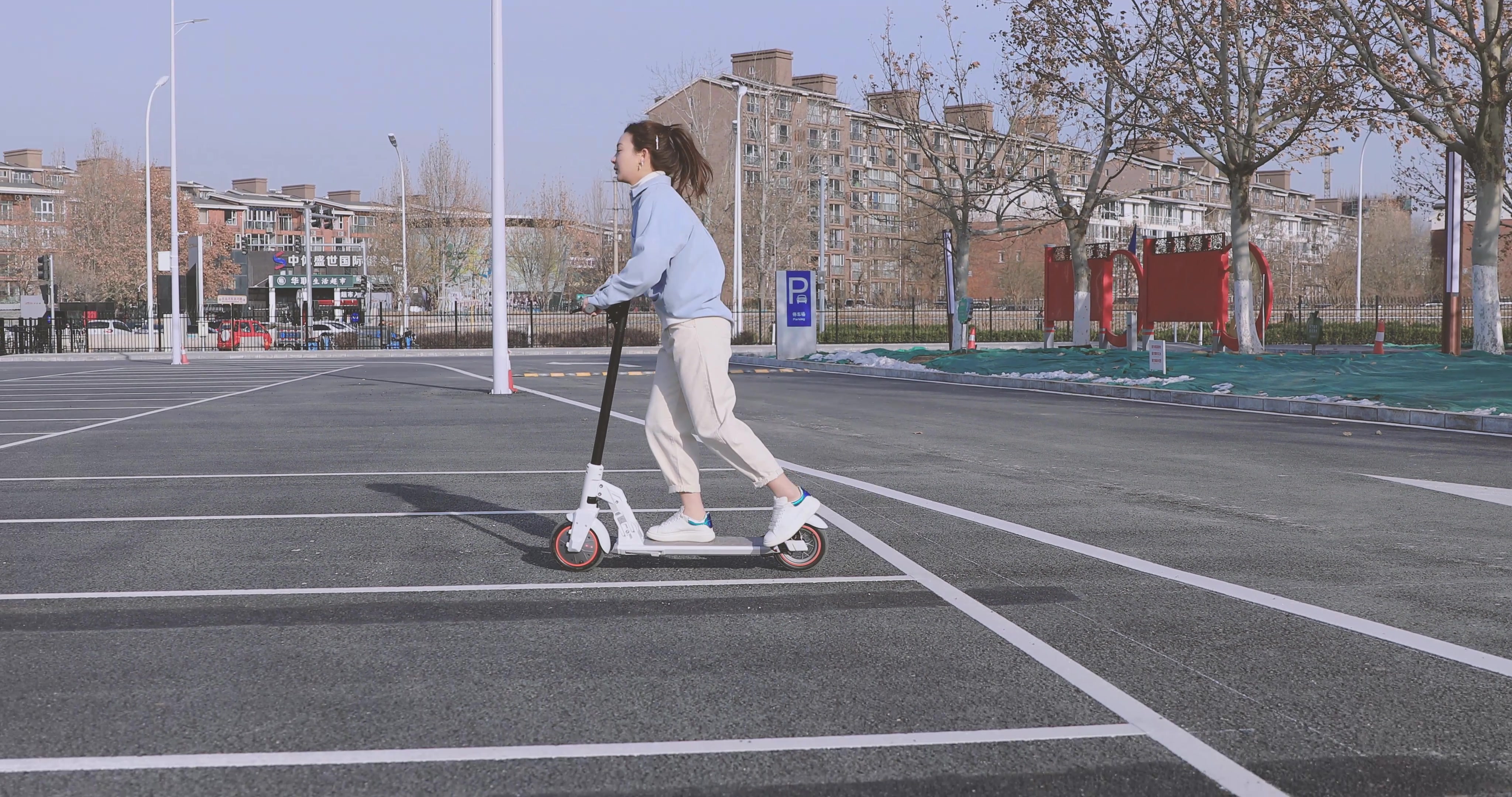 联想lenovo 电动滑板车m2 成人/学生迷你便携 电动车 折叠双轮踏板车